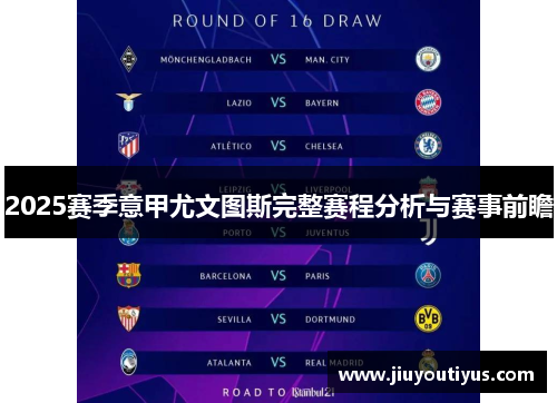 2025赛季意甲尤文图斯完整赛程分析与赛事前瞻